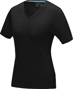 Tričko ELEVATE KAWARTHA LADIES V-NECK černá L - trička s potiskem