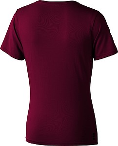 Tričko ELEVATE NANAIMO LADIES T-SHIRT vínová 188C, velikost XL