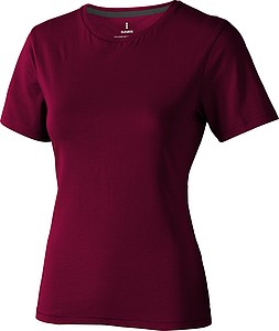 Tričko ELEVATE NANAIMO LADIES T-SHIRT vínová 188C, velikost XXL