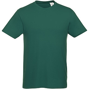 Tričko Heros s krátkým rukávem, unisex, tmavě zelená, 3XL