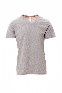 Tričko PAYPER V NECK sivý melír S