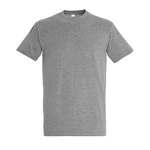 Tričko SOLS IMPERIAL MEN, šedý melír, XL