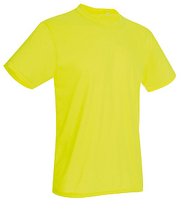 Tričko STEDMAN ACTIVE COTTON TOUCH MEN reflexní žlutá L