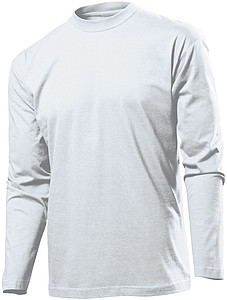 Tričko STEDMAN CLASSIC LONG SLEEVE MEN bílá M