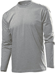 Tričko STEDMAN CLASSIC LONG SLEEVE MEN tmavě šedý melír XL