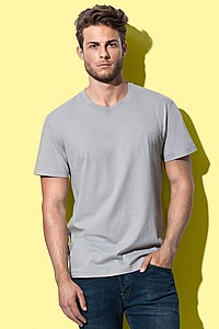 Tričko STEDMAN CLASSIC MEN světle šedá, 3XL - firemní trička s potiskem