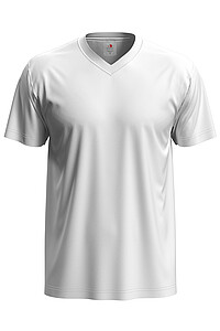 Tričko STEDMAN CLASSIC V-NECK biela L