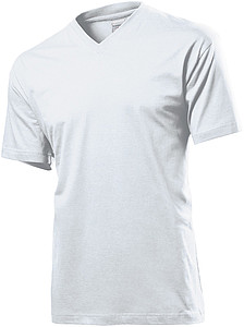 Tričko STEDMAN CLASSIC V-NECK bílá L