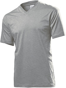 Tričko STEDMAN CLASSIC V-NECK tmavě šedý melír XL