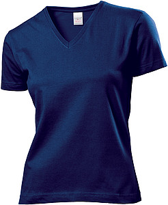 Tričko STEDMAN CLASSIC V-NECK WOMEN námořní modrá M