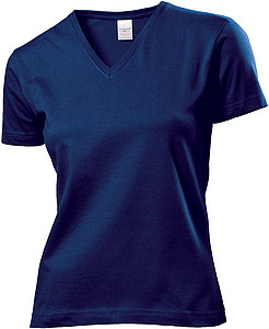 Tričko STEDMAN CLASSIC V-NECK WOMEN námořní modrá XL