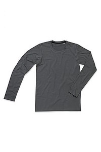 Tričko STEDMAN CLIVE (LONG SLEEVE) tmavě šedá šedá L - trička s potiskem
