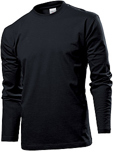 Tričko STEDMAN COMFORT LONG SLEEVE MEN černá S