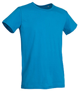 Tričko STEDMAN STARS BEN CREW NECK tyrkysově modrá XL