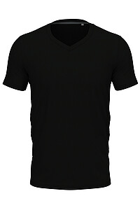 Tričko STEDMAN STARS CLIVE V-NECK čierna S