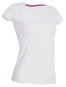 Tričko STEDMAN STARS MEGAN V-NECK bílá S