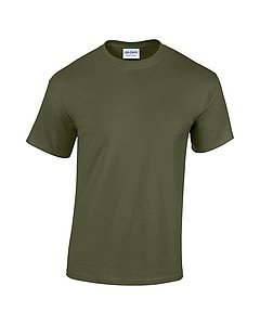Triko GILDAN HEAVY COTTON ADULT T-SHIRT 180g, vojenská zelená tmavá, S