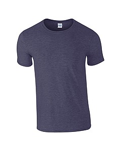 Triko GILDAN SOFTSTYLE ADULT T-SHIRT 153g, námořní modrá melange, XL