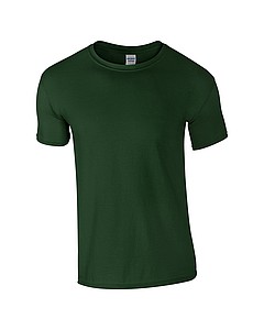 Triko GILDAN SOFTSTYLE ADULT T-SHIRT 153g, tmavě zelená, S