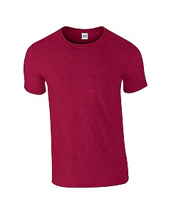 Triko GILDAN SOFTSTYLE ADULT T-SHIRT 153g, vínová, XL