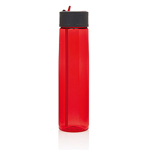 TRITAN Sportovní láhev s brčkem, objem 750 ml, červená