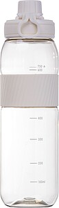 Tritanová láhev se silikonovým úchopem 750 ml, bílá