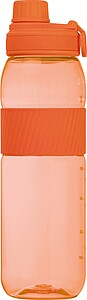 Tritanová láhev se silikonovým úchopem 750 ml, oranžová