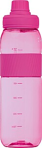Tritanová láhev se silikonovým úchopem 750 ml, růžová