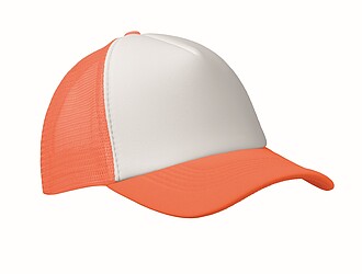 Truckers čepice, fluo oranžová