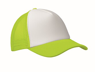 Truckers čepice, fluo žlutá
