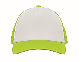 Truckers čepice, fluo žlutá