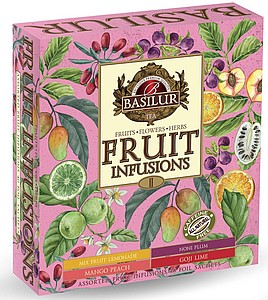 TUFRO - Basilur Fruit Infusions Assorted Vol. III obal 40 gastro sáčkov