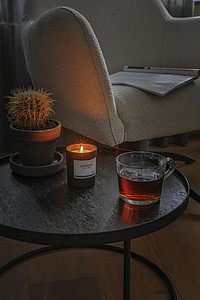Ukiyo malá vonná svíčka ve skle, černá
