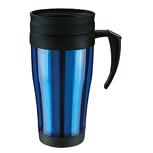 UNDO Plastový termohrnček modrý, 400 ml