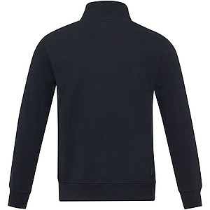 Unisex celorozepínací svetr z recyklované bavlny i polyesteru, ELEVATE GALENA, navy, vel. S