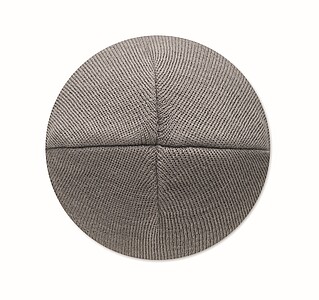 Unisex čepice z RPET, šedá