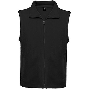 Unisex fleecová vesta, ROLY BELLAGIO, černá, vel. XL
