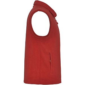 Unisex fleecová vesta, ROLY BELLAGIO, červená, vel. L