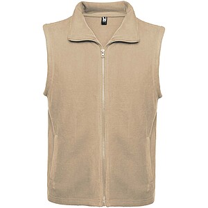 Unisex fleecová vesta Roly Bellagio, velikost L, béžová