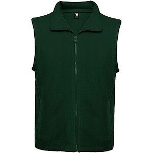 Unisex fleecová vesta Roly Bellagio, velikost L, tmavě zelená