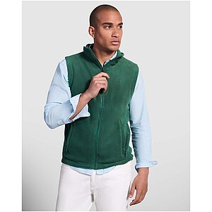 Unisex fleecová vesta Roly Bellagio, velikost L, tmavě zelená