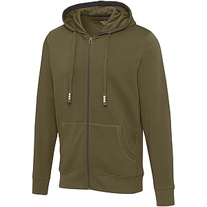 Unisex mikina Elevate Arora, velikost XL, vojenská zelená - khaki