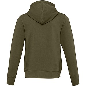 Unisex mikina Elevate Arora, velikost XXS, vojenská zelená - khaki