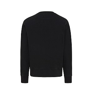 Unisex mikina Iqoniq Kruger z recyklované bavlny, černá, L