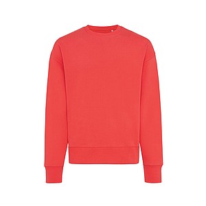 Unisex mikina Iqoniq Kruger z recyklované bavlny, červená, L