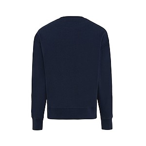 Unisex mikina Iqoniq Kruger z recyklované bavlny, námořní modrá, M