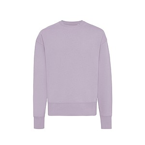 Unisex mikina Iqoniq Kruger z recyklované bavlny, světle fialová, XXS