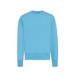 Unisex mikina Iqoniq Kruger z recyklované bavlny, světle modrá, XXS