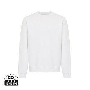 Unisex mikina Iqoniq Torla, velikost 4XL, bílá