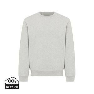 Unisex mikina Iqoniq Torla, velikost 4XL, světle šedý melír